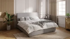 Novel Boxspringbett Lenno 11 grau New