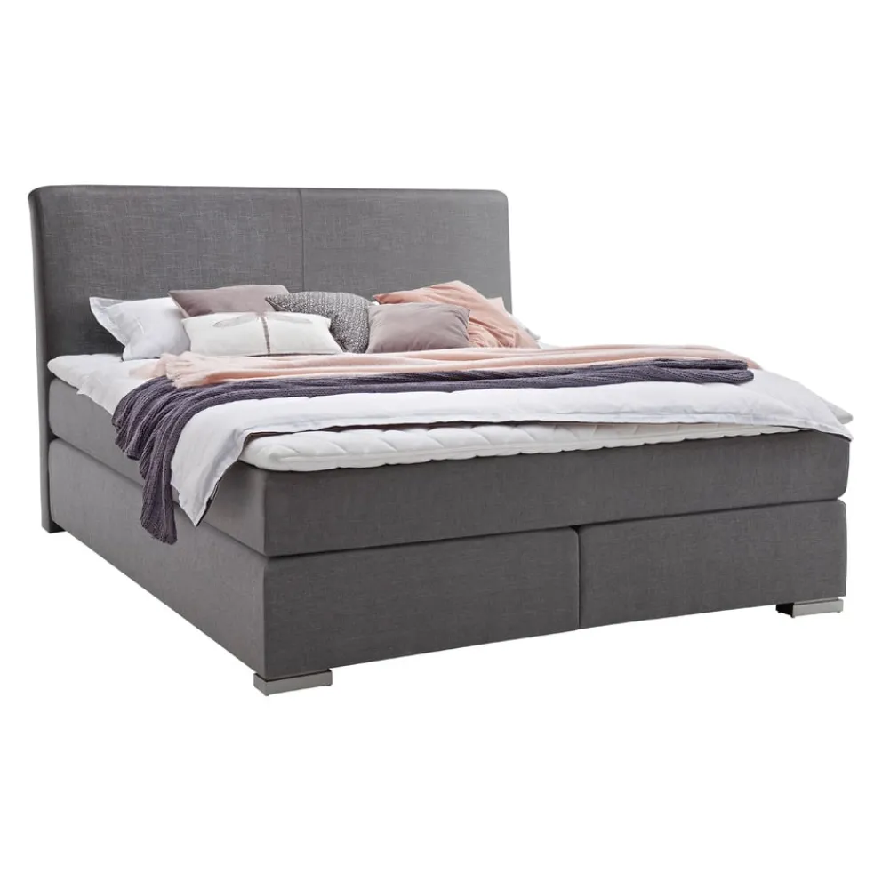 Novel Boxspringbett Lenno 11 grau New