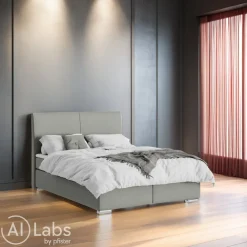 Novel Boxspringbett Lenno 34 grau-grün Hot