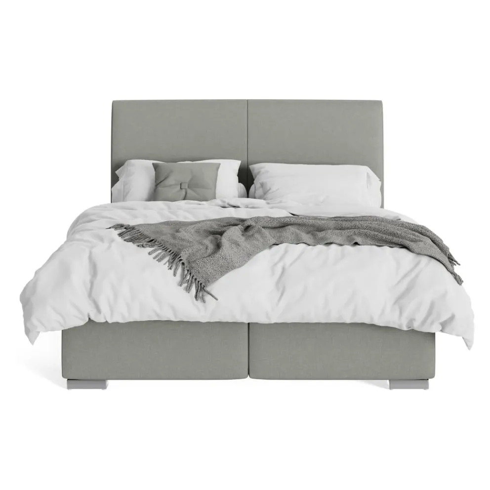 Novel Boxspringbett Lenno 34 grau-grün Hot