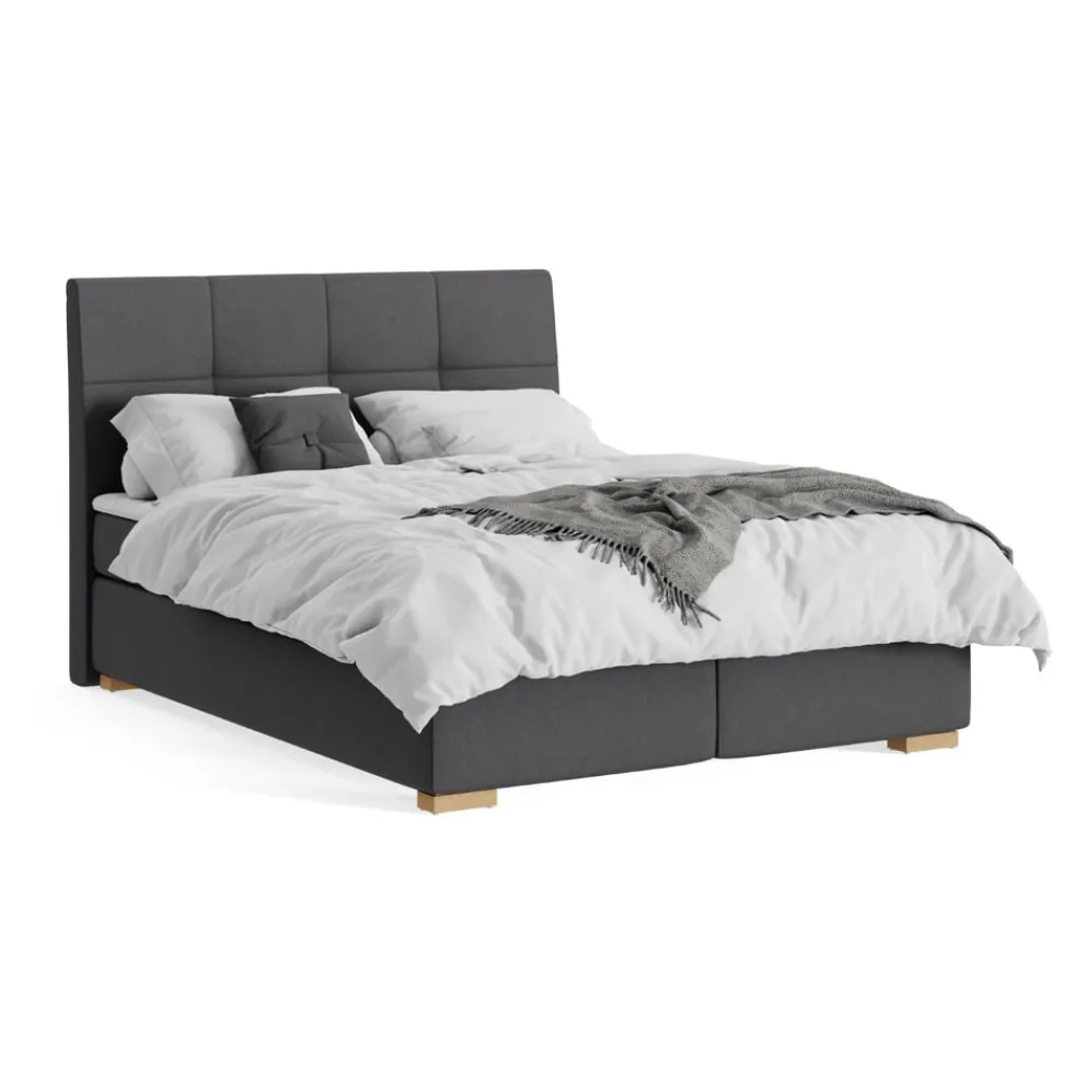 Novel Boxspringbett Lenno 95 charcoal New