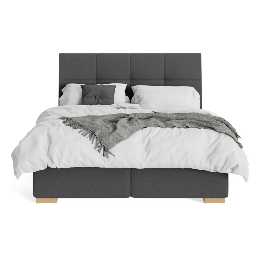 Novel Boxspringbett Lenno 95 charcoal New