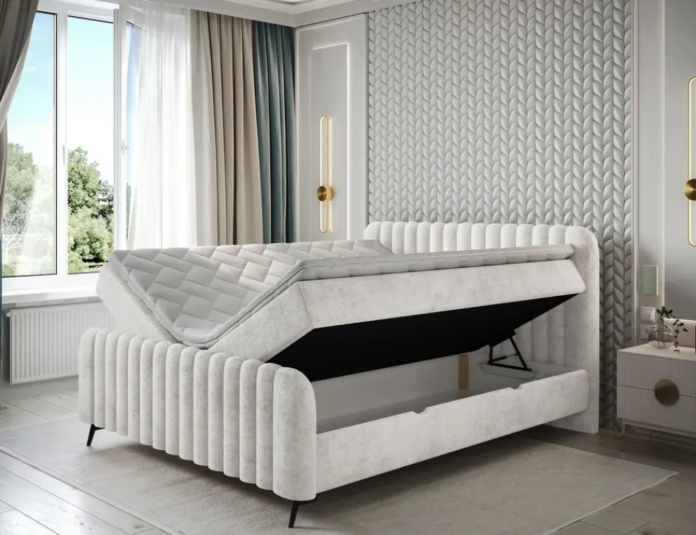 MID.YOU Boxspringbett Liam beige Sale