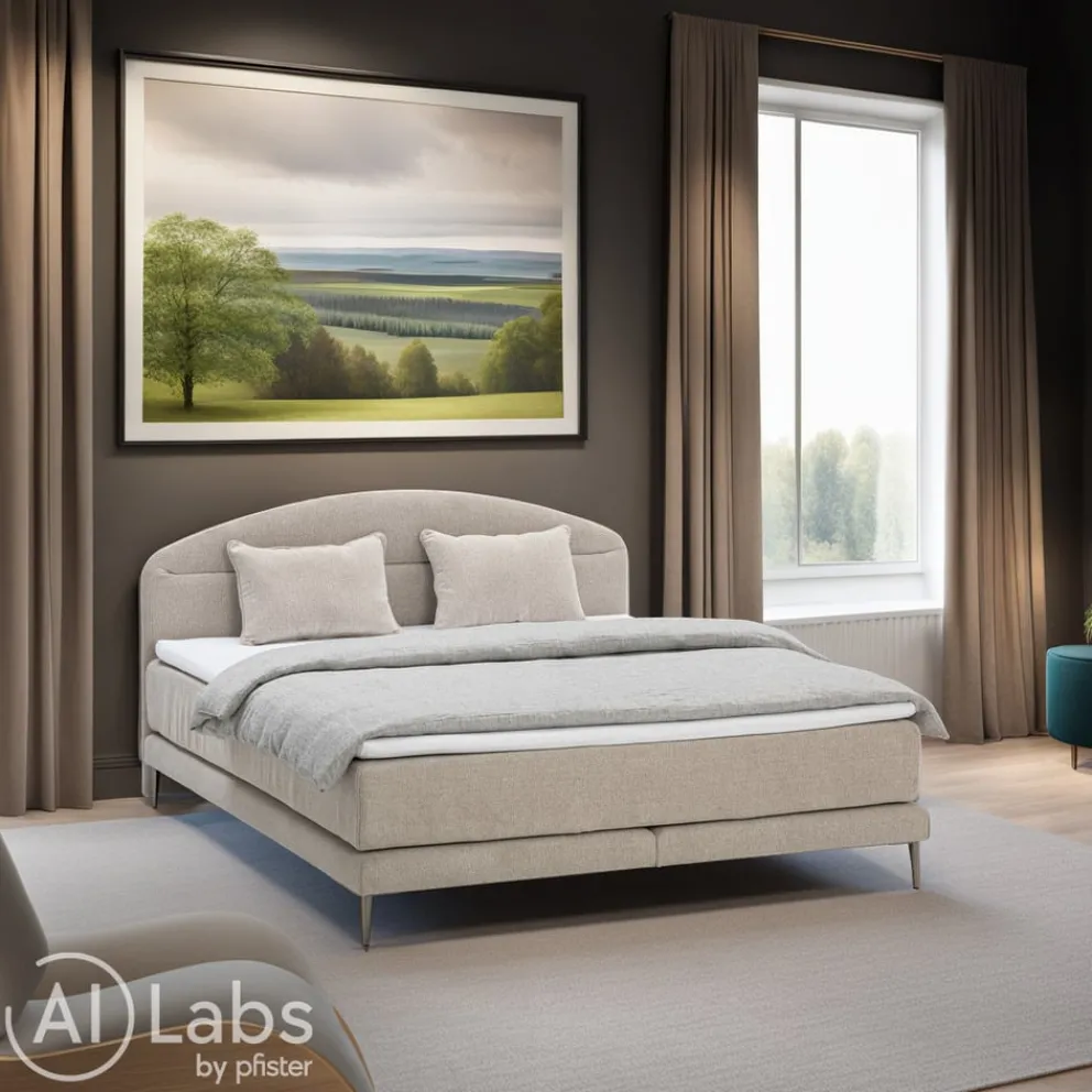 edy&liv Boxspringbett Lille-231 Sneak beige 05 Online