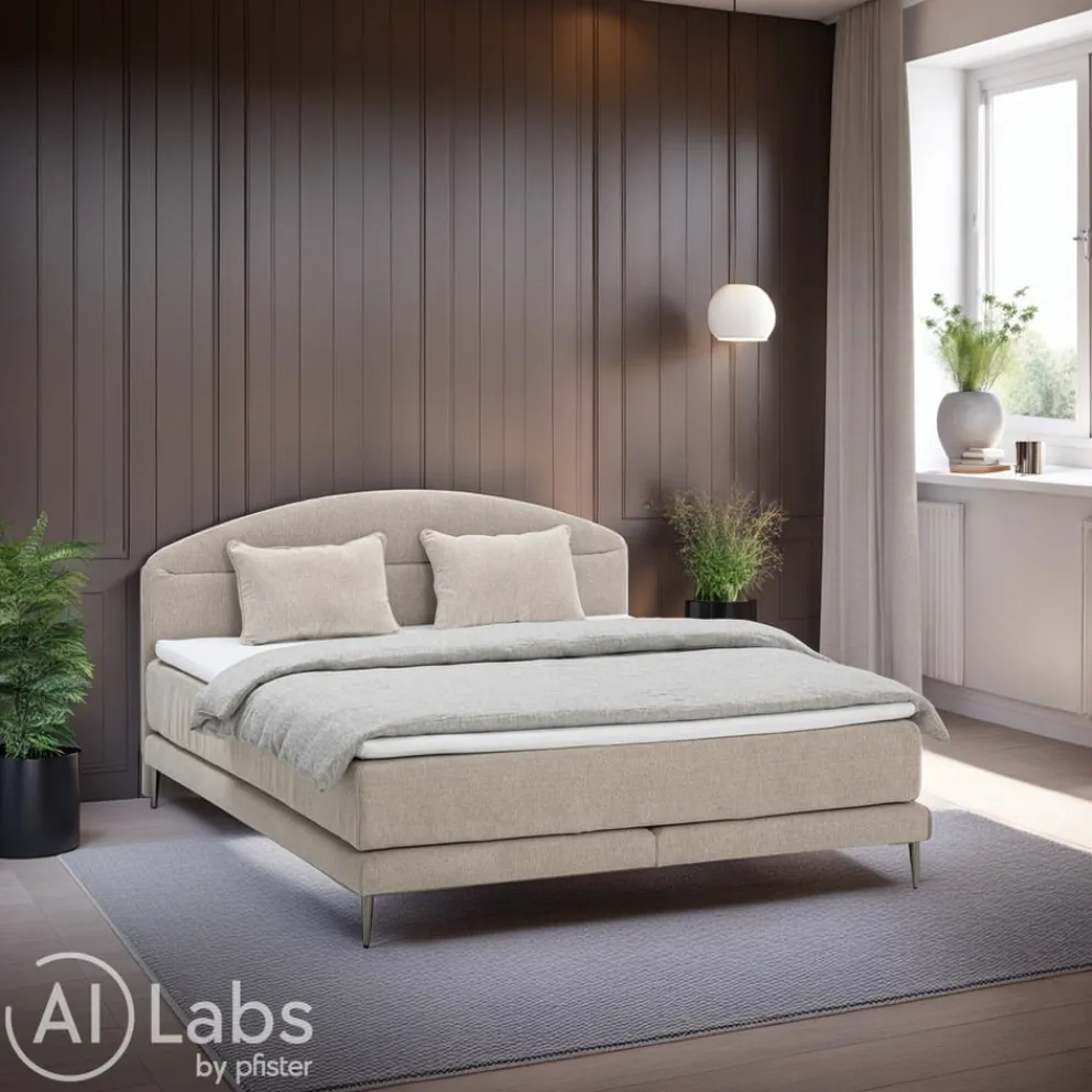 edy&liv Boxspringbett Lille-231 Sneak beige 05 Online