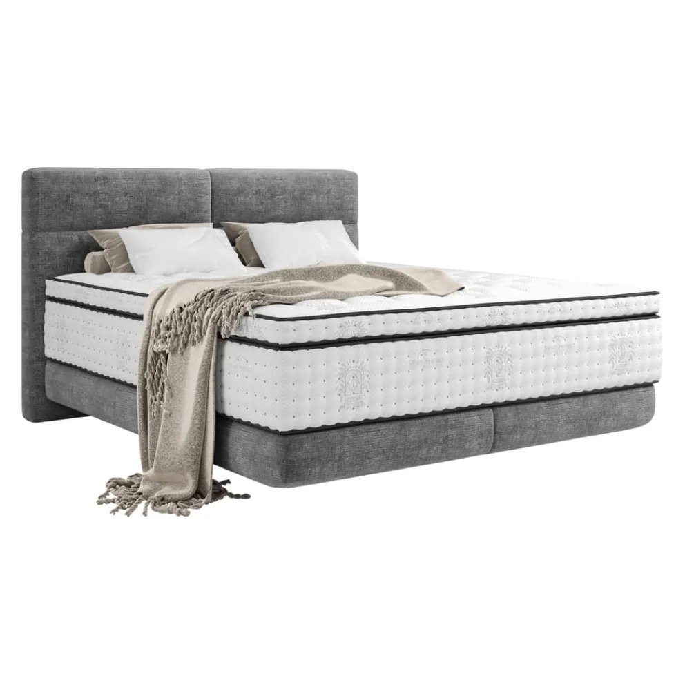 Esposa Boxspringbett Lincoln grau New