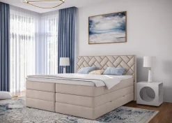 Welnova Boxspringbett Loreno beige Outlet