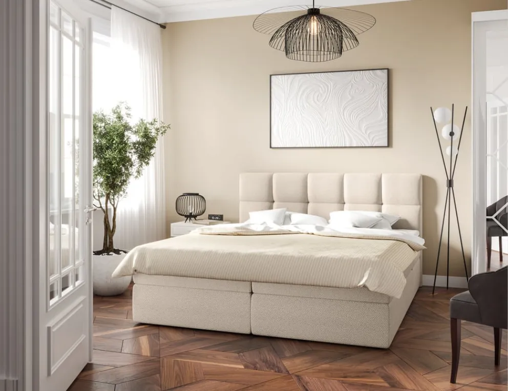 Livetastic Boxspringbett Lorie taupe Outlet