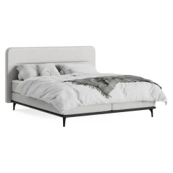 Novel Boxspringbett Massello 83 hellgrau Best