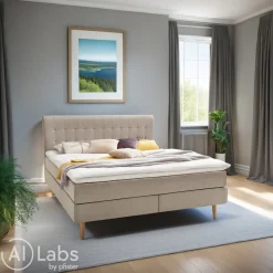 Novel Boxspringbett Massello 33 beige New