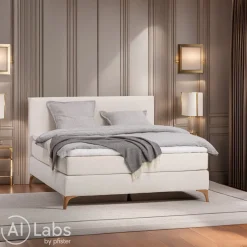 SJÖHOLM Boxspringbett Nylund RUN AGAIN 01 CREAM