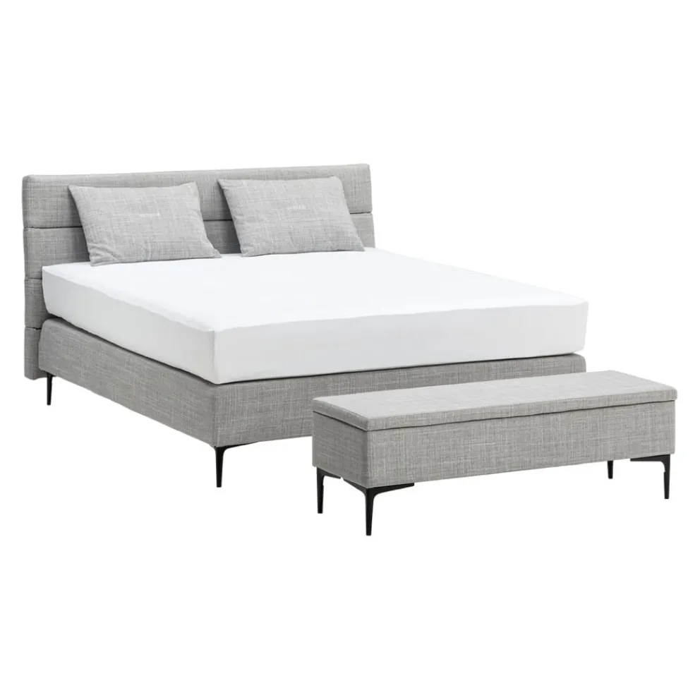 SJÖHOLM Boxspringbett Nylund Ashgrey 40 New