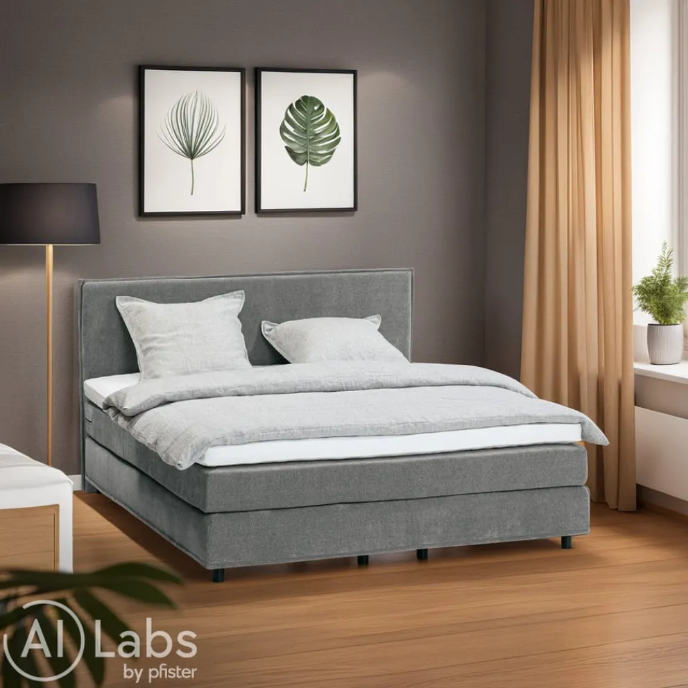 Johann Jakob Boxspringbett Odin PG1, Melody Grey 3 Discount