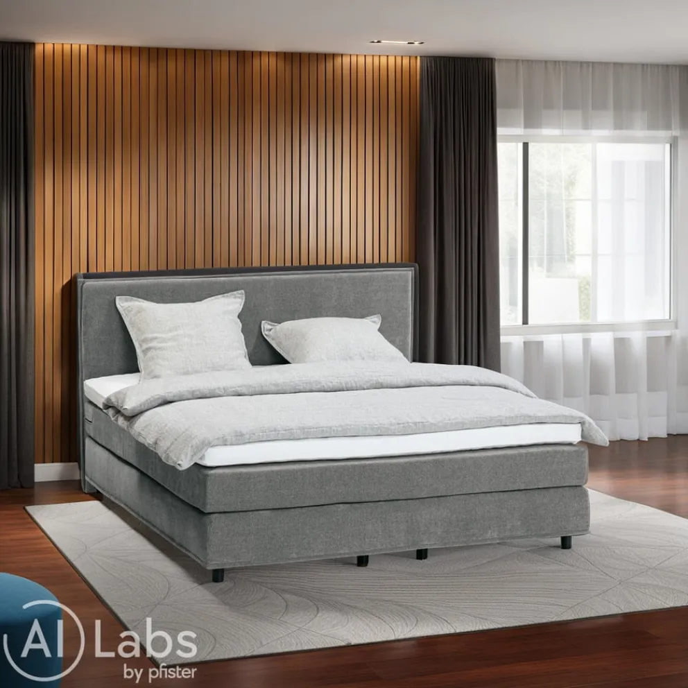 Johann Jakob Boxspringbett Odin PG1, Melody Grey 3 Discount