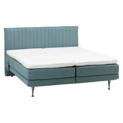 Johann Jakob Boxspringbett Odin blau New