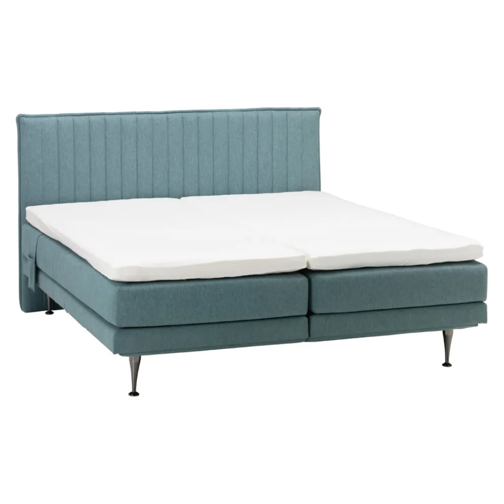 Johann Jakob Boxspringbett Odin blau New