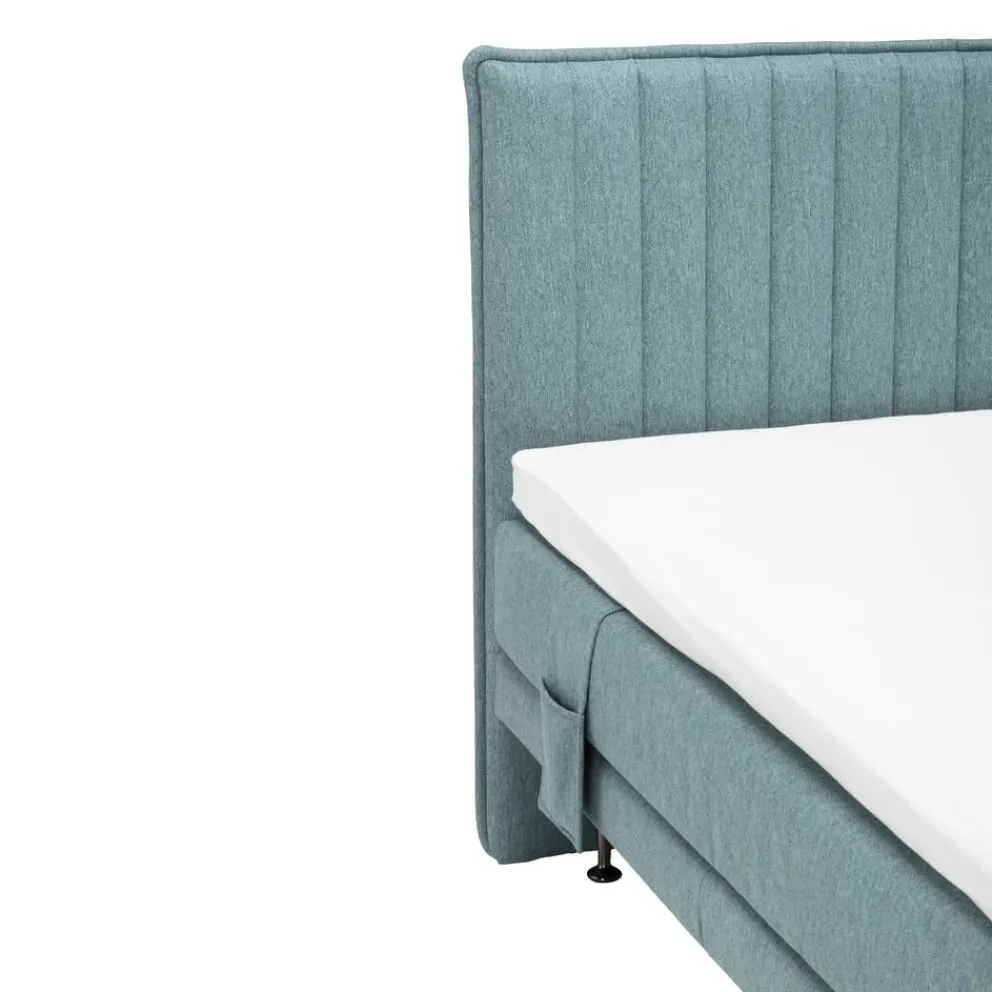 Johann Jakob Boxspringbett Odin blau New