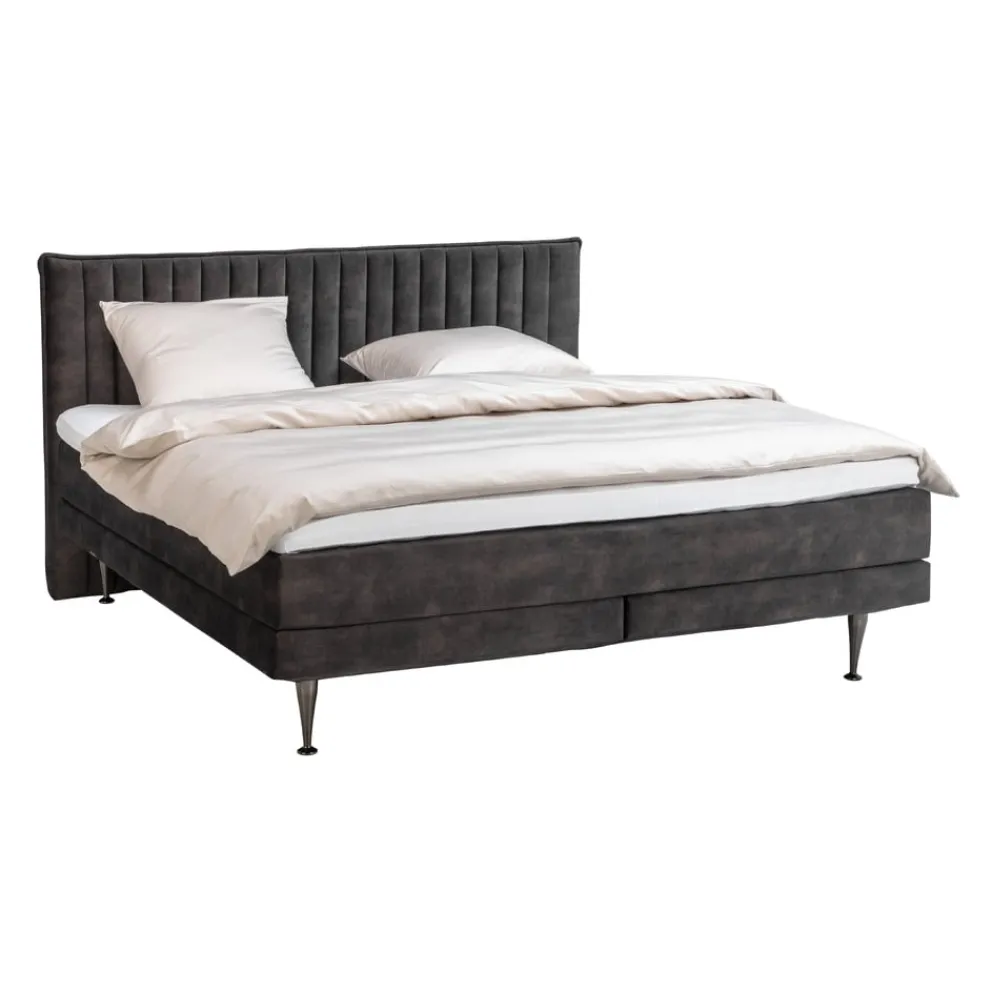 Johann Jakob Boxspringbett Odin PG 2, Adore Darkgrey 68 New