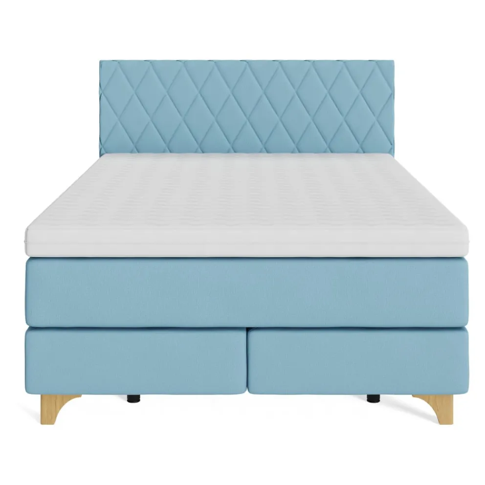 Johann Jakob Boxspringbett Odin PG 1, Spy Light Blue 80 Hot