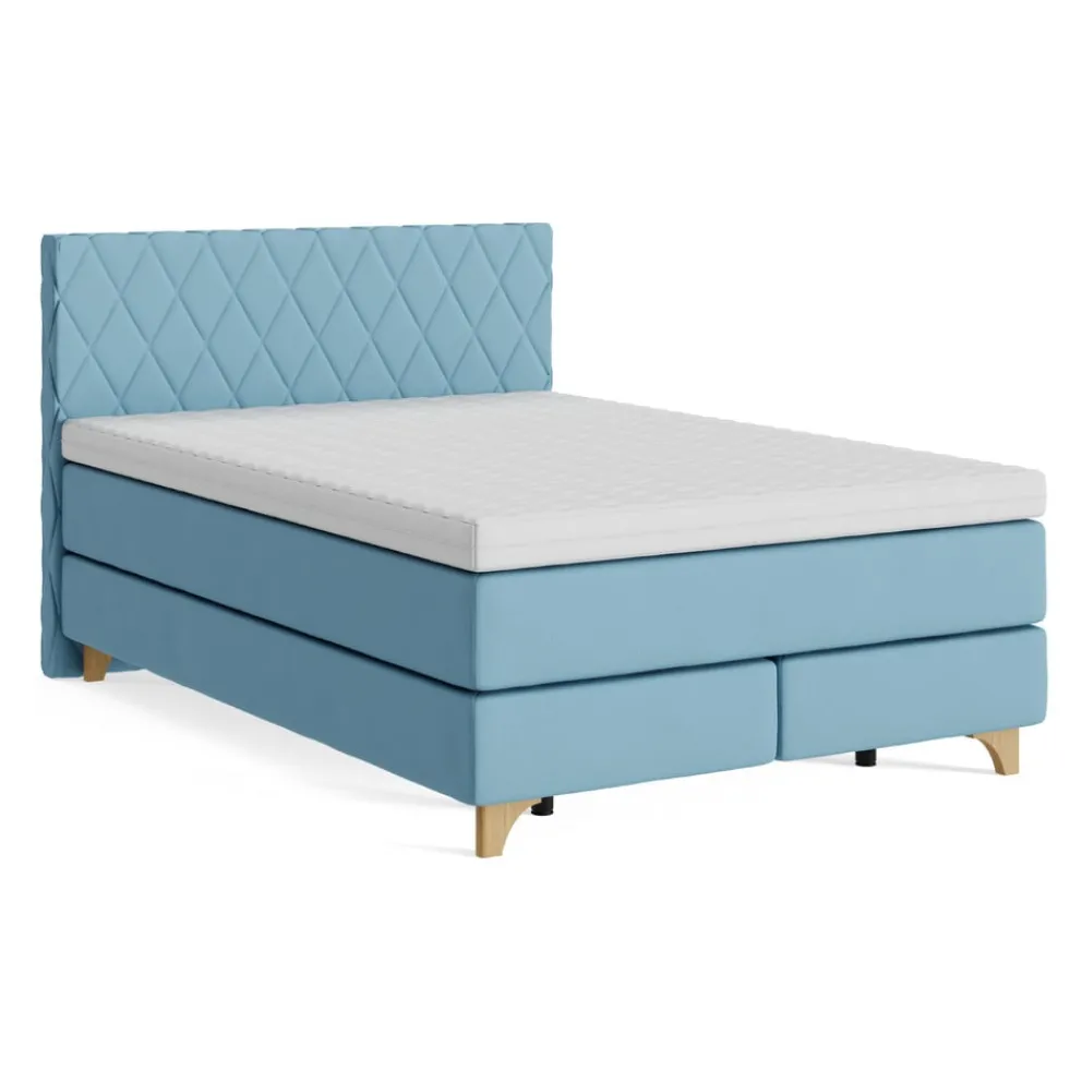 Johann Jakob Boxspringbett Odin PG 1, Spy Light Blue 80 Hot