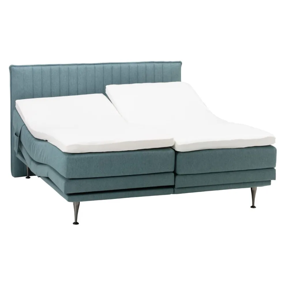 Johann Jakob Boxspringbett Odin blau Hot