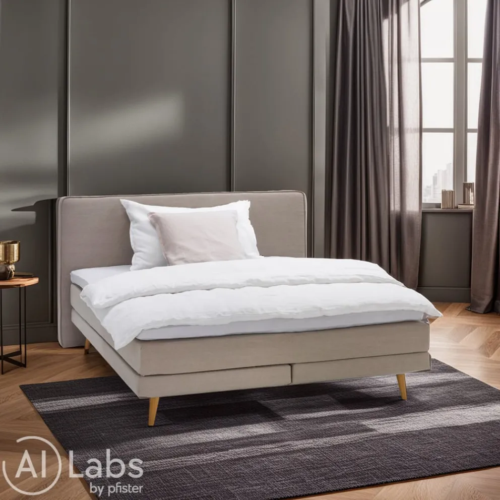 Johann Jakob Boxspringbett Odin PG 2, Ranch Beige 05 Hot