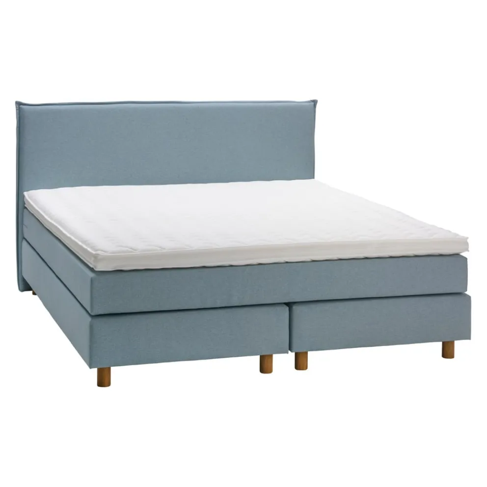 Johann Jakob Boxspringbett Odin PG 1, Spy Light Blue Grey 90 Hot