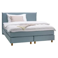 Johann Jakob Boxspringbett Odin PG 1, Spy Light Blue Grey 90 Hot