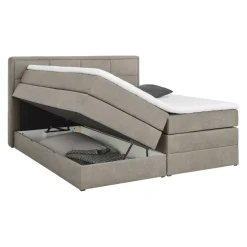 Livetastic Boxspringbett Orlando hellgrau Outlet