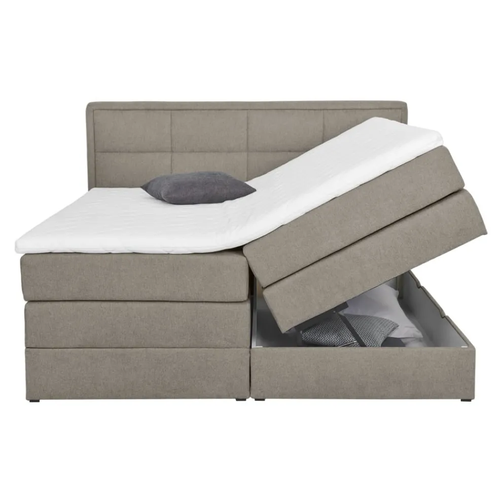 Livetastic Boxspringbett Orlando hellgrau Outlet