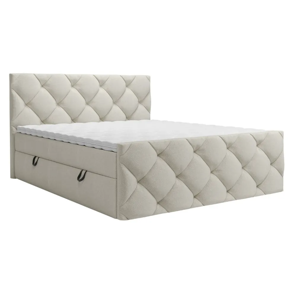Livetastic Boxspringbett Pedro crème Clearance