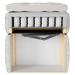 Livetastic Boxspringbett Pedro crème Clearance