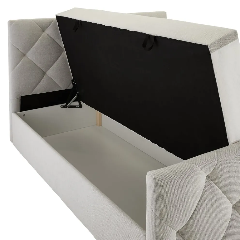 Livetastic Boxspringbett Pedro crème Clearance
