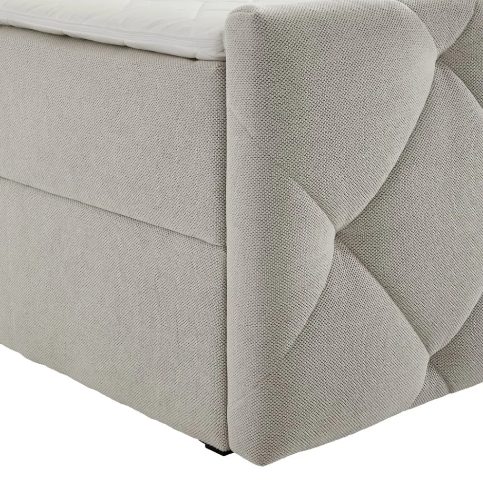 Livetastic Boxspringbett Pedro crème Clearance