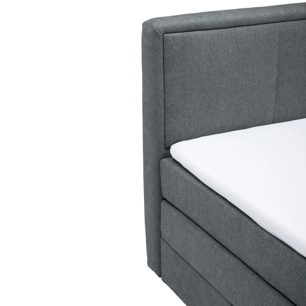BYYU Boxspringbett Swing-202 dunkelgrau New