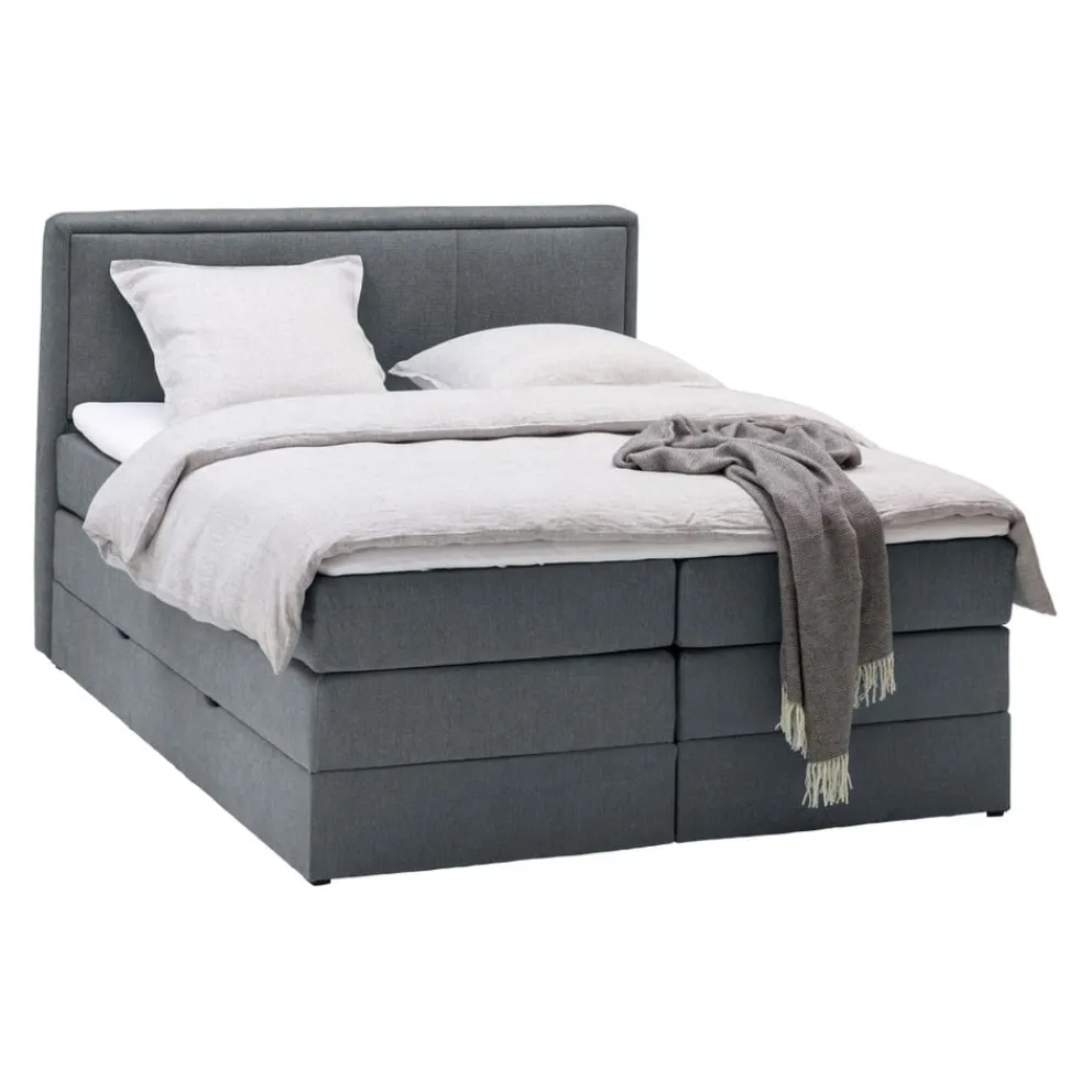 BYYU Boxspringbett Swing-202 dunkelgrau New