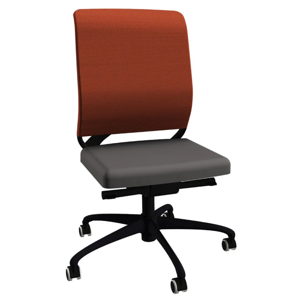 Moving Chair Bürostuhl Ecochair Kat. D / Anthrazit KI34, dunkelorange Discount