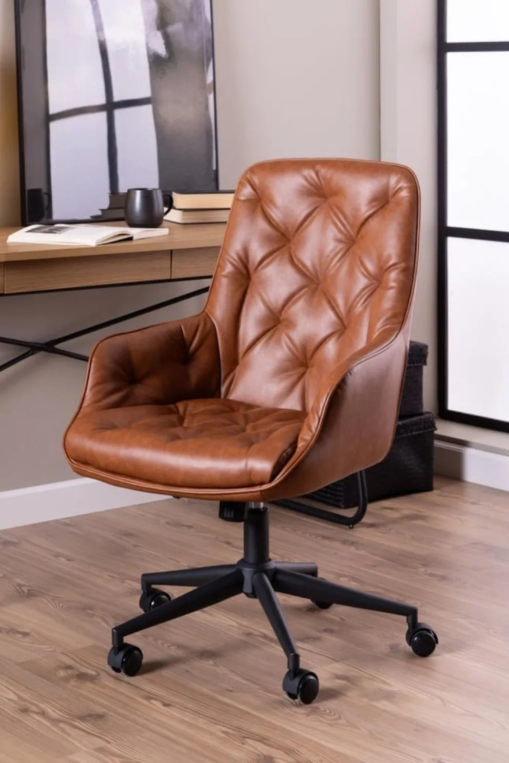 MID.YOU Bürostuhl Erik brandy 691B New