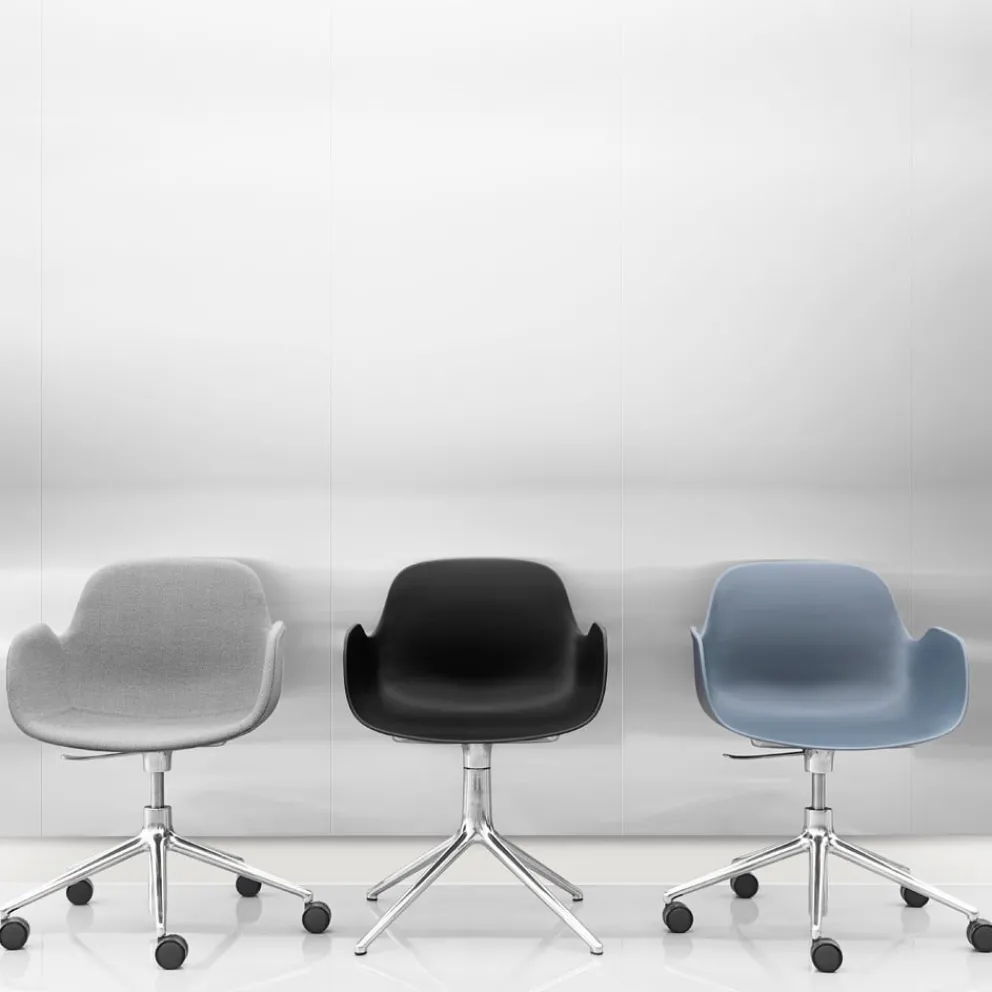 Normann Copenhagen Bürostuhl Form grau, schwarz