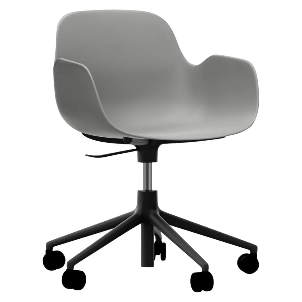Normann Copenhagen Bürostuhl Form grau, schwarz