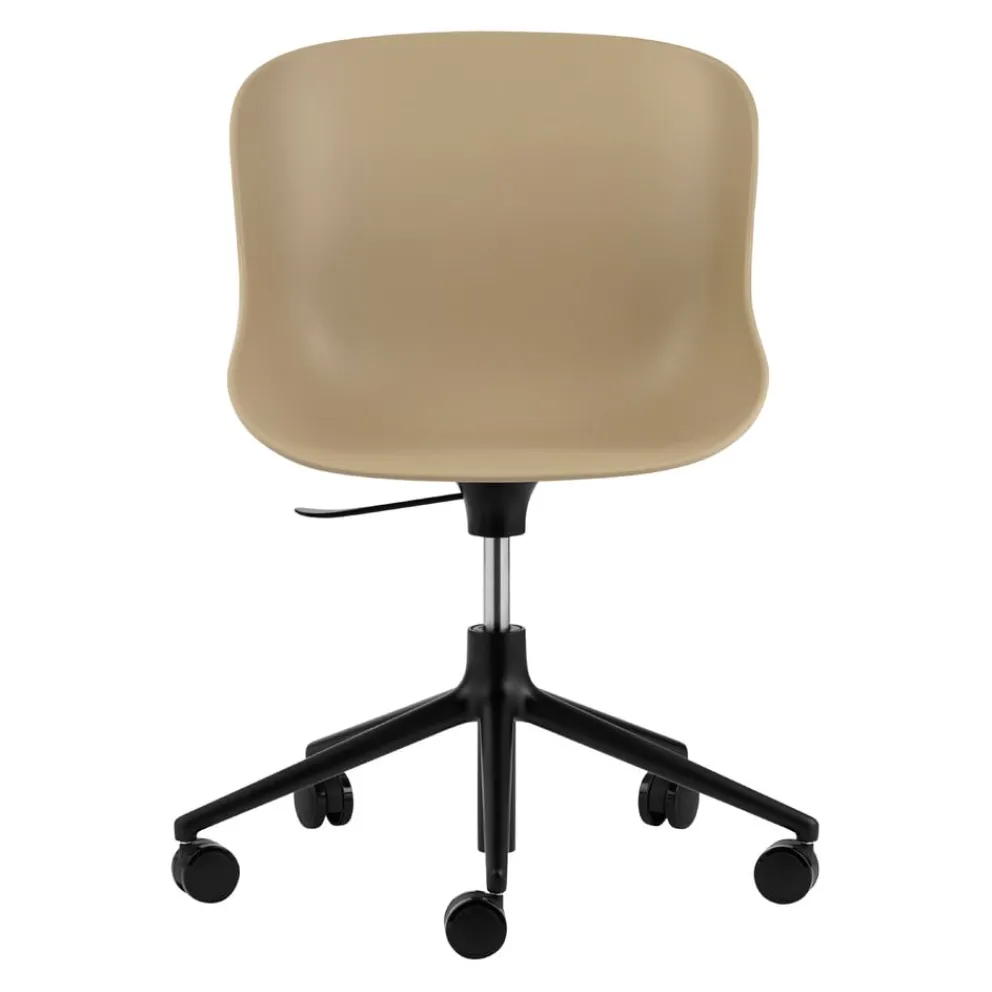 Normann Copenhagen Bürostuhl Hyg sandbraun, schwarz Hot