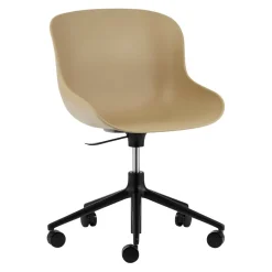 Normann Copenhagen Bürostuhl Hyg sandbraun, schwarz Hot