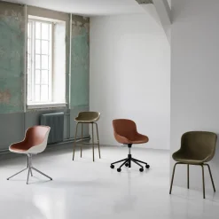 Normann Copenhagen Bürostuhl Hyg sandbraun, schwarz Hot