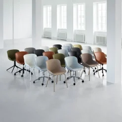 Normann Copenhagen Bürostuhl Hyg alufarbig, weiss Sale