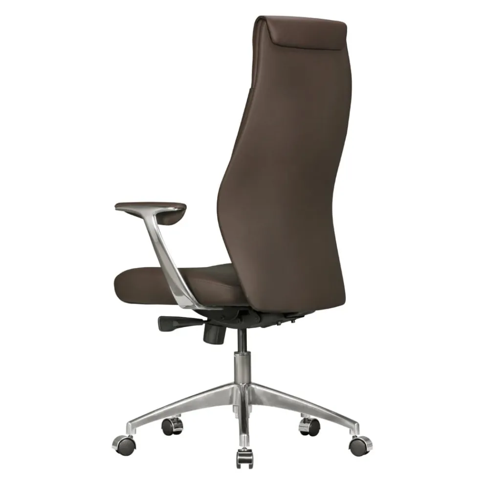 MID.YOU Bürostuhl Leder braun Best