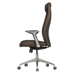 MID.YOU Bürostuhl Leder braun Best