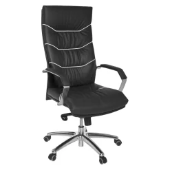 MID.YOU Bürostuhl Leder schwarz Best