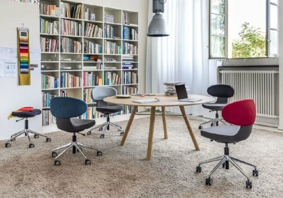 girsberger Bürostuhl Simplex 3D blau, hellgrau Sale
