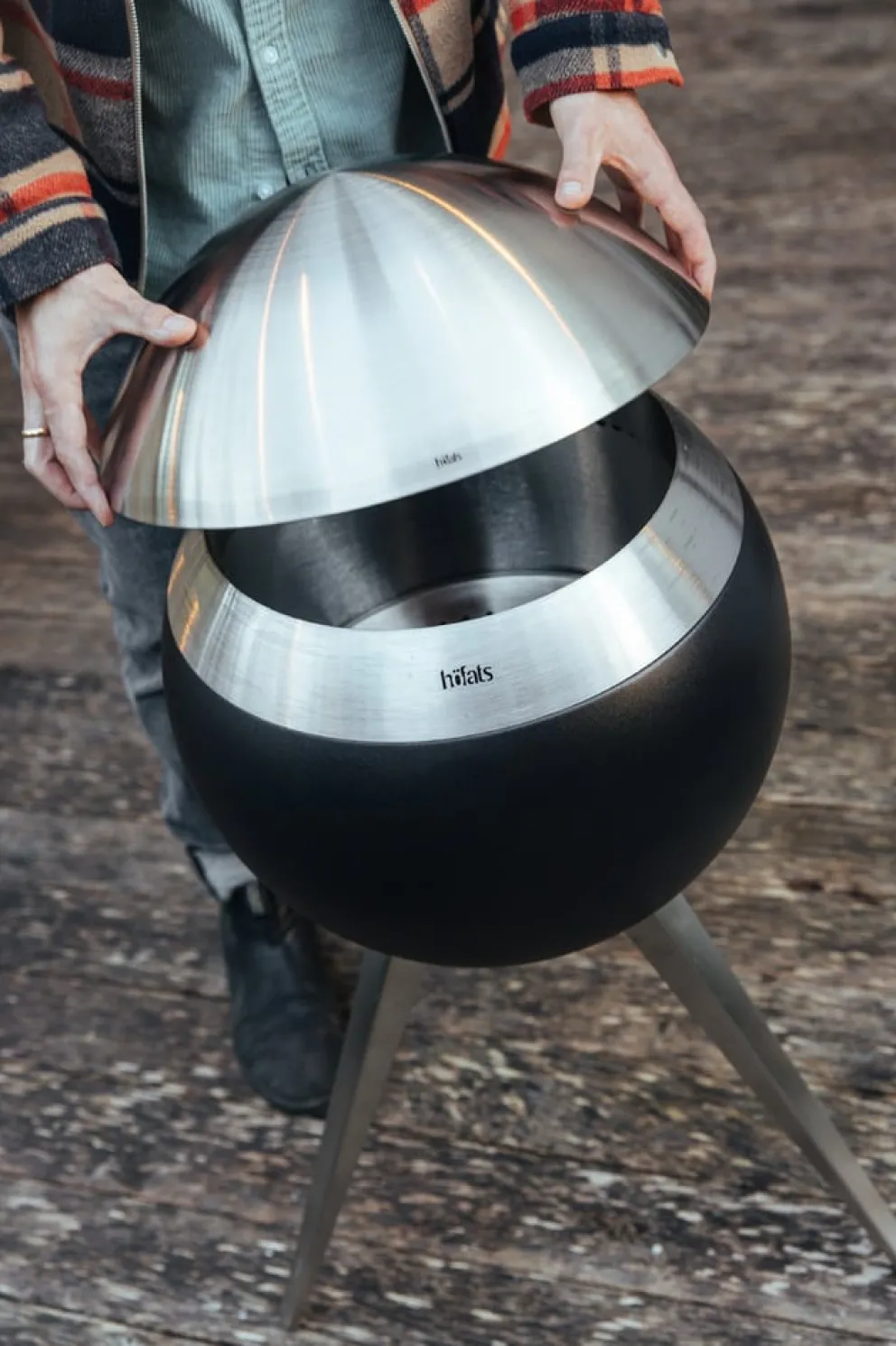 Höfats Deckel Moon 45 silber Best