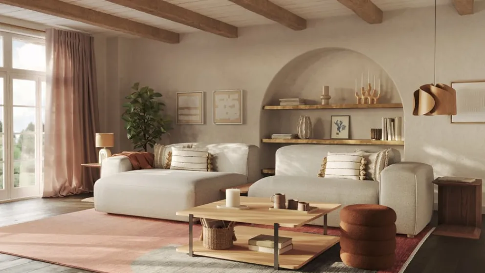 edy&liv Dekohocker Stora terracotta Discount